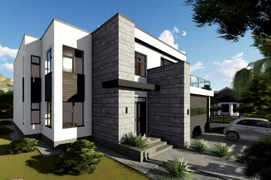 proiecte case moderne pe structura metalica Wolf Construct