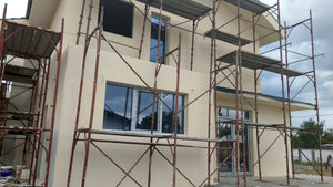 Application d'enduit décoratif siliconé pour la construction de la maison à Saftica thumbnail