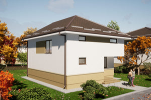 Maison Ossature Métallique Avec Terrasse 2 Niveaux 182-104 - Conception extérieure photo 2 thumbnail