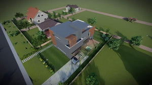 Maison en structure métallique à Otopeni, revêtement extérieur en fibrociment thumbnail