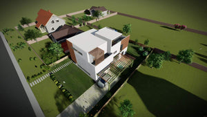 Imperméabilisation de la fondation et coulée de la dalle à la cote zéro pour la villa sur structure métallique thumbnail