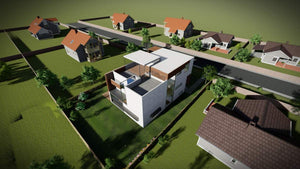 Maison en structure métallique à Otopeni, revêtement extérieur en fibrociment thumbnail