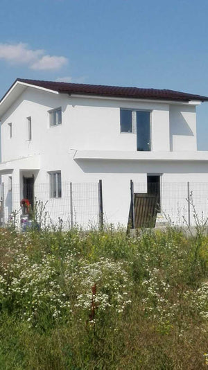 Application d'enduit décoratif siliconé pour la maison en métal à Domnesti thumbnail