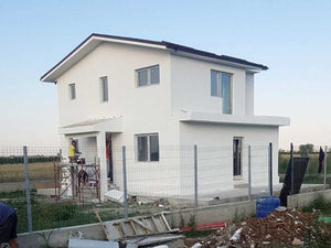 Application d'enduit décoratif siliconé pour la maison en métal à Domnesti thumbnail