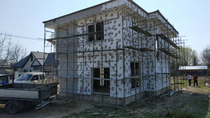 Application de mastic pour le projet de maison de 155 mètres carrés thumbnail