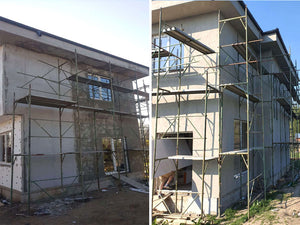 Application de mastic pour le projet de maison de 155 mètres carrés thumbnail