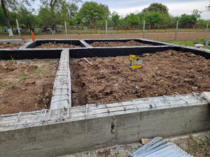 Armature et coulage de la dalle de fondation pour une maison de plain-pied dans le département d'Ilfov, Snagov thumbnail