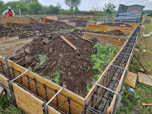 Armature et poutres de fondation pour une maison de plain-pied de 130 m2 dans le département d'Ilfov, à Snagov thumbnail