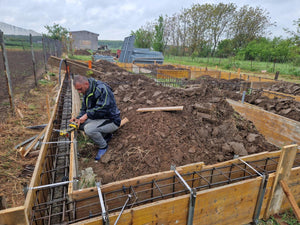 Armature et poutres de fondation pour une maison de plain-pied de 130 m2 dans le département d'Ilfov, à Snagov thumbnail