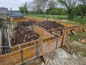 Armature et poutres de fondation pour une maison de plain-pied de 130 m2 dans le département d'Ilfov, à Snagov thumbnail