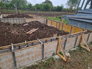 Armature et poutres de fondation pour une maison de plain-pied de 130 m2 dans le département d'Ilfov, à Snagov thumbnail