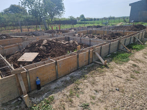 Armature et poutres de fondation pour une maison de plain-pied de 130 m2 dans le département d'Ilfov, à Snagov thumbnail