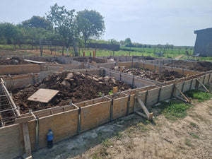 Armature et poutres de fondation pour une maison de plain-pied de 130 m2 dans le département d'Ilfov, à Snagov thumbnail