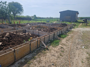 Armature et poutres de fondation pour une maison de plain-pied de 130 m2 dans le département d'Ilfov, à Snagov thumbnail