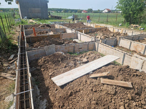 Armature et poutres de fondation pour une maison de plain-pied de 130 m2 dans le département d'Ilfov, à Snagov thumbnail