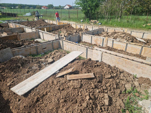 Armature et poutres de fondation pour une maison de plain-pied de 130 m2 dans le département d'Ilfov, à Snagov thumbnail