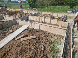 Armature et poutres de fondation pour une maison de plain-pied de 130 m2 dans le département d'Ilfov, à Snagov thumbnail