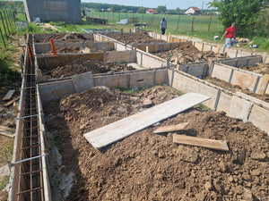 Armature et poutres de fondation pour une maison de plain-pied de 130 m2 dans le département d'Ilfov, à Snagov thumbnail