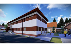 Construction Bâtiment en Metal Commercial sur 1 Étage 007 - image modèle de bâtiment 2 thumbnail