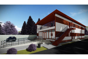 Construction Bâtiment en Metal Commercial sur 1 Étage 007 - image modèle de bâtiment 6 thumbnail