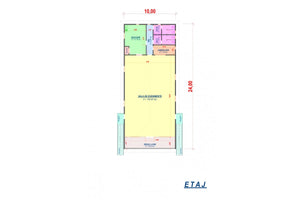 Construction Bâtiment en Metal Commercial sur 1 Étage 007 - plan du bâtiment 2 thumbnail