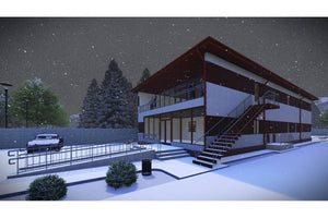 Construction Bâtiment en Metal Commercial sur 1 Étage 007 - image modèle de bâtiment 8 thumbnail