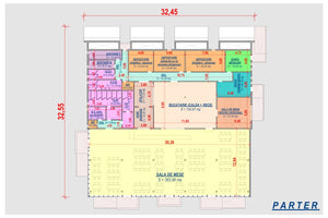 Bâtiment Métallique Commercial Rez de Chaussée Modèle 006 - plan de bâtiment thumbnail