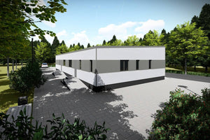 Petit Bâtiment Métallique Commercial avec 1 Niveau Projet 08 - modèle de bâtiment image 3 thumbnail