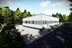 Petit Bâtiment Métallique Commercial avec 1 Niveau Projet 08 - modèle de bâtiment image 4 thumbnail
