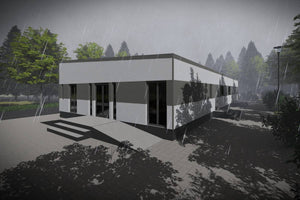 Petit Bâtiment Métallique Commercial avec 1 Niveau Projet 08 - modèle de bâtiment image 5 thumbnail