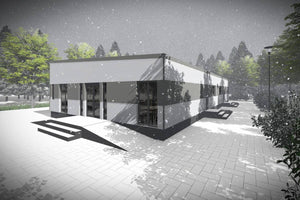 Petit Bâtiment Métallique Commercial avec 1 Niveau Projet 08 - modèle de bâtiment image 6 thumbnail