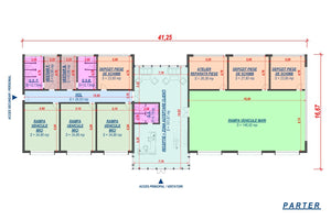 Construction Bâtiment Métallique Commercial à 1 Étage 005 - plan du bâtiment 1 thumbnail