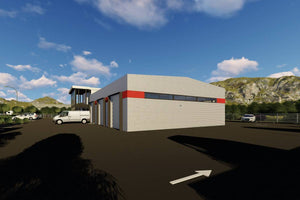 Construction Bâtiment Métallique Commercial à 1 Étage 005 - modèle de bâtiment photo 4 thumbnail