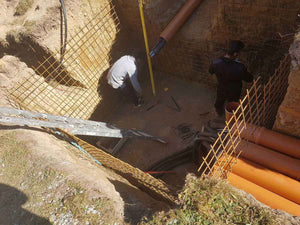 Construction d'une chambre technique souterraine pour la distribution du collecteur d'eau thumbnail