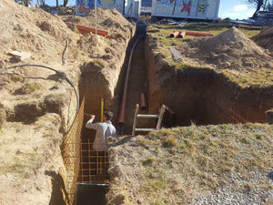Construction d'une chambre technique souterraine pour la distribution du collecteur d'eau thumbnail