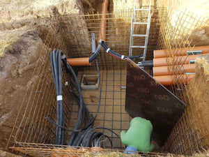 Construction d'une chambre technique souterraine pour la distribution du collecteur d'eau thumbnail