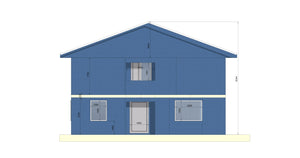 Montage structure métallique pour une maison à étages à Bucarest thumbnail