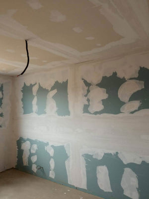 Maison avec structure en acier, ponçage et enduisage des murs intérieurs et des plafonds thumbnail