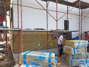 Revêtement extérieur en laine de basalte de 100 mm, projet maison Fireproof Saftica thumbnail