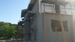 Revêtement extérieur en laine de basalte de 100 mm, projet maison Fireproof Saftica thumbnail