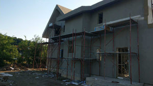 Revêtement extérieur en laine de basalte de 100 mm, projet maison Fireproof Saftica thumbnail