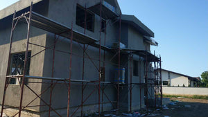 Revêtement extérieur en laine de basalte de 100 mm, projet maison Fireproof Saftica thumbnail