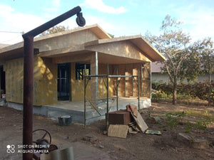 Maison de plain-pied à Sinesti application d'une isolation thermique en laine de roche pour l'extérieur thumbnail