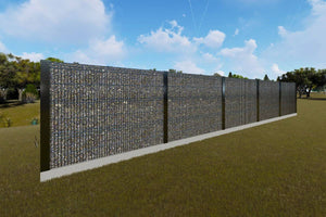 Clôture de Maison Gabion en Treillis Soudé Galvanisé GA13 - modèle de clôture photo 1 thumbnail