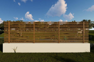 Clôture pour Maison en Fer avec Fondation en Béton GA06 - image modèle de clôture 2 thumbnail