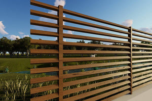 Clôture pour Maison en Fer avec Fondation en Béton GA06 - image modèle de clôture 3 thumbnail