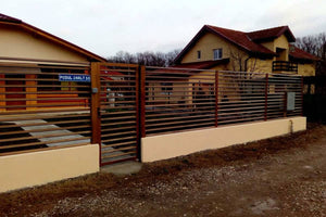 Clôture pour Maison en Fer avec Fondation en Béton GA06 - image modèle de clôture 6 thumbnail