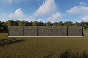 Clôture de Maison Gabion en Treillis Soudé Galvanisé GA13 - modèle de clôture photo 2 thumbnail
