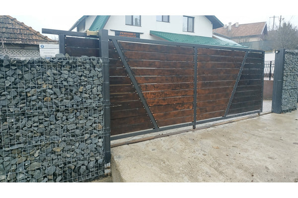 Clôture de Maison Gabion en Treillis Soudé Galvanisé GA13 - modèle de clôture photo 13