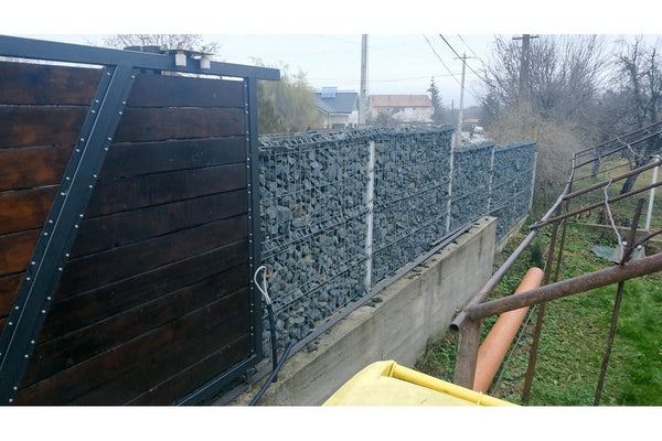 Clôture de Maison Gabion en Treillis Soudé Galvanisé GA13 - modèle de clôture photo 6